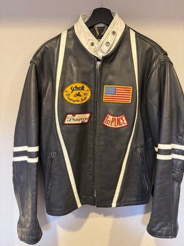 Schott vintage lederjacke - schott,
