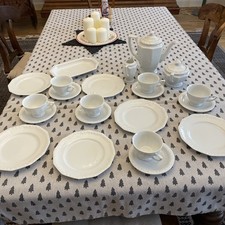 ROSENTHAL  Germany MARIA Weiß -  22 teiliges Kaffeeservice für 6 Personen