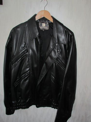 Herren kunstlederjacke - kunstlederjacke,