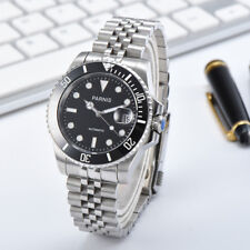 PARNIS Saphirglas 40mm Herren 21 Steine Miyota Automatische Armbanduhren Uhren