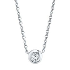 14K Weißgold Diamant