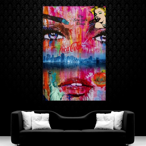 Leinwand bild xxl pop - bild,