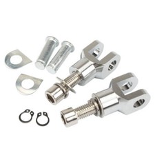 Chrom Sozius Fussrasten-Halter Montieren Halterung Für Harley Softail 2000-06 DA
