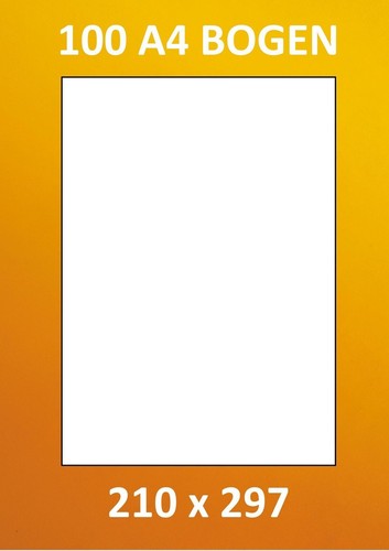 Etiketten 210 297 100 a4 - 297,