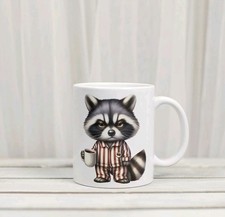 Grumpy Waschbär Kaffee Design
