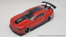 RC CAR KAROSSERIE 1:10 "CAMARO" IN ROT 190MM BREIT # JLR30R