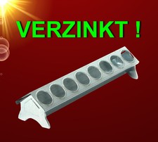 Geflügel KÜKEN 🐤32 cm FUTTERTROG verzinkt !! Wachteln Hühner Vögel Farm Zubehör