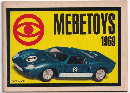 Mebetoys 1969 vintage - mebetoys, it