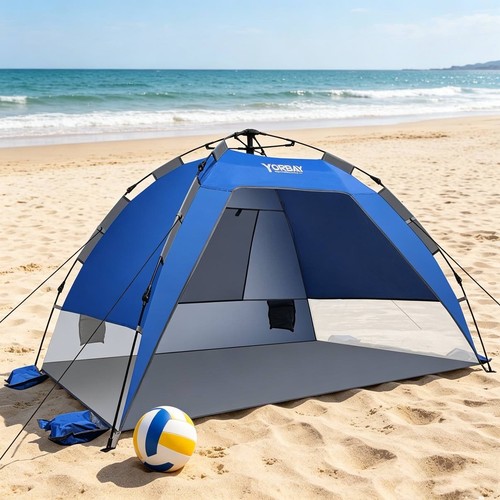 Schnellaufbau strandzelt uv50 - strandzelt, uv50+