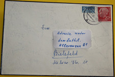 BU. Briefumschlag Mi: 185, Not