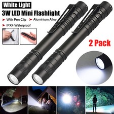 2X LED Taschenlampe Lampe