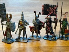 Zinnfiguren Ritter handbemalt