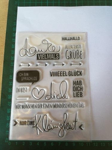 Clearstamps schriftzüge - clearstamps,