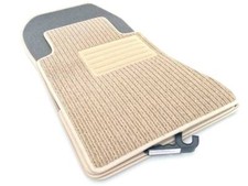 Fußmatten Rips Mercedes W124 Original Qualität Autoteppich 4-teilig beige NEU