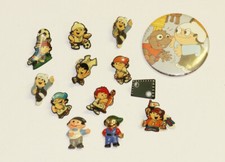 Mainzelmännchen ZDF === 13 x Pin Button Anstecknadel