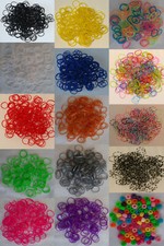 ca 400 Mini Haargummis Zopf Rasta Bunt Armband Farbig Dreads Zöpfe Kinder Gummi 