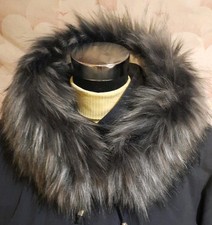 Kunstpelz  Pelzstreifen Kapuze