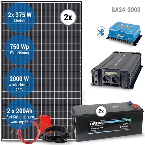 Solar komplettanlage 2000w - solar, ac