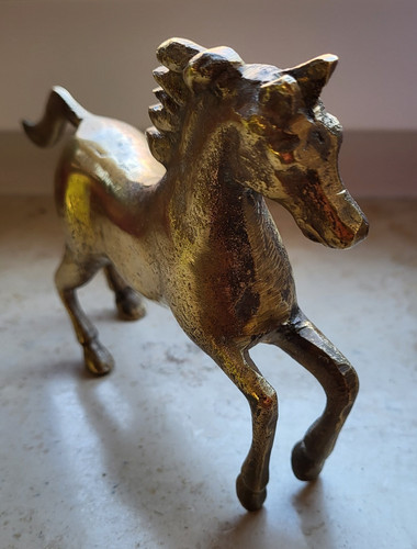 Vintage pferde figur aus - vintage,