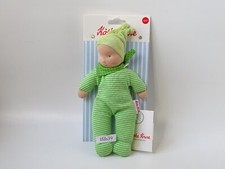 Käthe Kruse Baby Schatzi Stoffpuppe Schlafpuppe Puppe grün (T227)