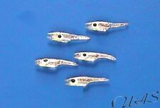 Delta Fishing Hokki Gummifisch für Vorfach Montage Transpar. 5St Kva