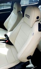 VOLKSWAGEN GOLF GTI ('03-'08) SPORT-VORDERE SITZE SITZBEZÜGE IN KUNSTLEDER - FJP