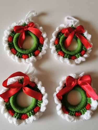 Weihnachtliche deko ringe - 4,
