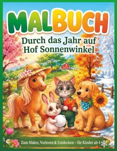 Malbuch durch das jahr - durch,