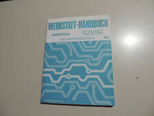 1988 Honda Civic Coupe CRX ED9 Schaltpläne Werkstatthandbuch