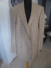 Herren Sakko von Eduard Dressler Glencheck Muster  Farbe Beige Gr. 106 NEU
