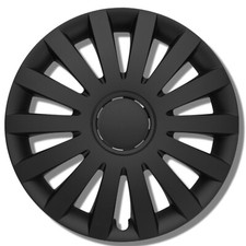 Radkappen 16 Zoll Schwarz matt 1 Satz Radzierblenden Wind (4 Stück)