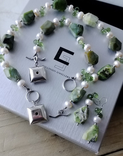 Peridot süßwasserschmuck - peridot,