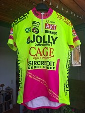 Nalini Jolly Componibili - Cage-Monaco  Italienisches Profi Radtrikot XL Vintage