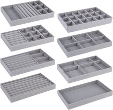 8 Stück Schmuckaufbewahrung