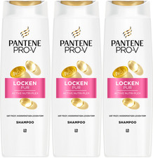 3 x PANTENE PRO-V Locken Pur Shampoo für definierte und gepflegte Locken, 200 ml