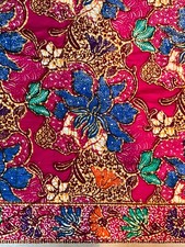 Batik Tuch Sarong bunt