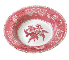 Suppenteller Spode Pink