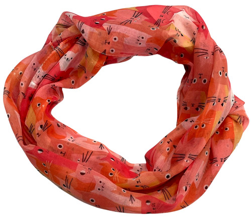 Damen katzen loop schal - loop,