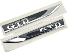 Original VW Golf GTD Emblem