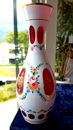 Große glas vase bohemia - große,