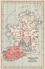 IRLAND 1570. Karte Showing
