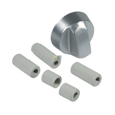 Knebel 43mmØ silber mit