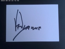 Jeanne Claude van Damme   Autogramm Karteikarte weiß 7,5x10,5