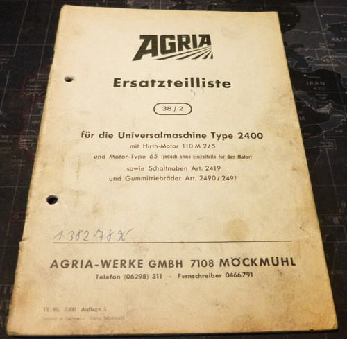 Orig agria ersatzteilliste - orig.agria,
