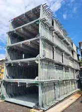 Gebrauchtes Layher Fassadengerüst ca. 213,82m² lt. Auflistung