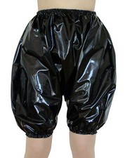Schwarze pvc shorts unterhose - pvc,