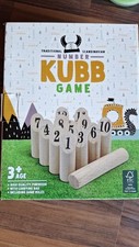 Number Kubb Game Outdoor, Garten, Holz
