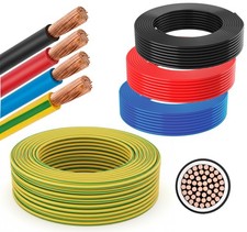 Erdungskabel H07V-K Aderleitung flexibel Erdungsleitung Batteriekabel PV Anlage