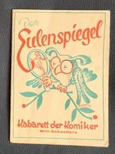 DER EULENSPIEGEL PROGRAMME