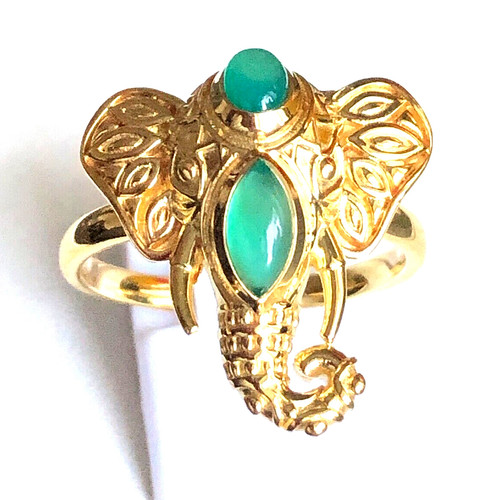 Ring elefant elefantenkopf - ring,